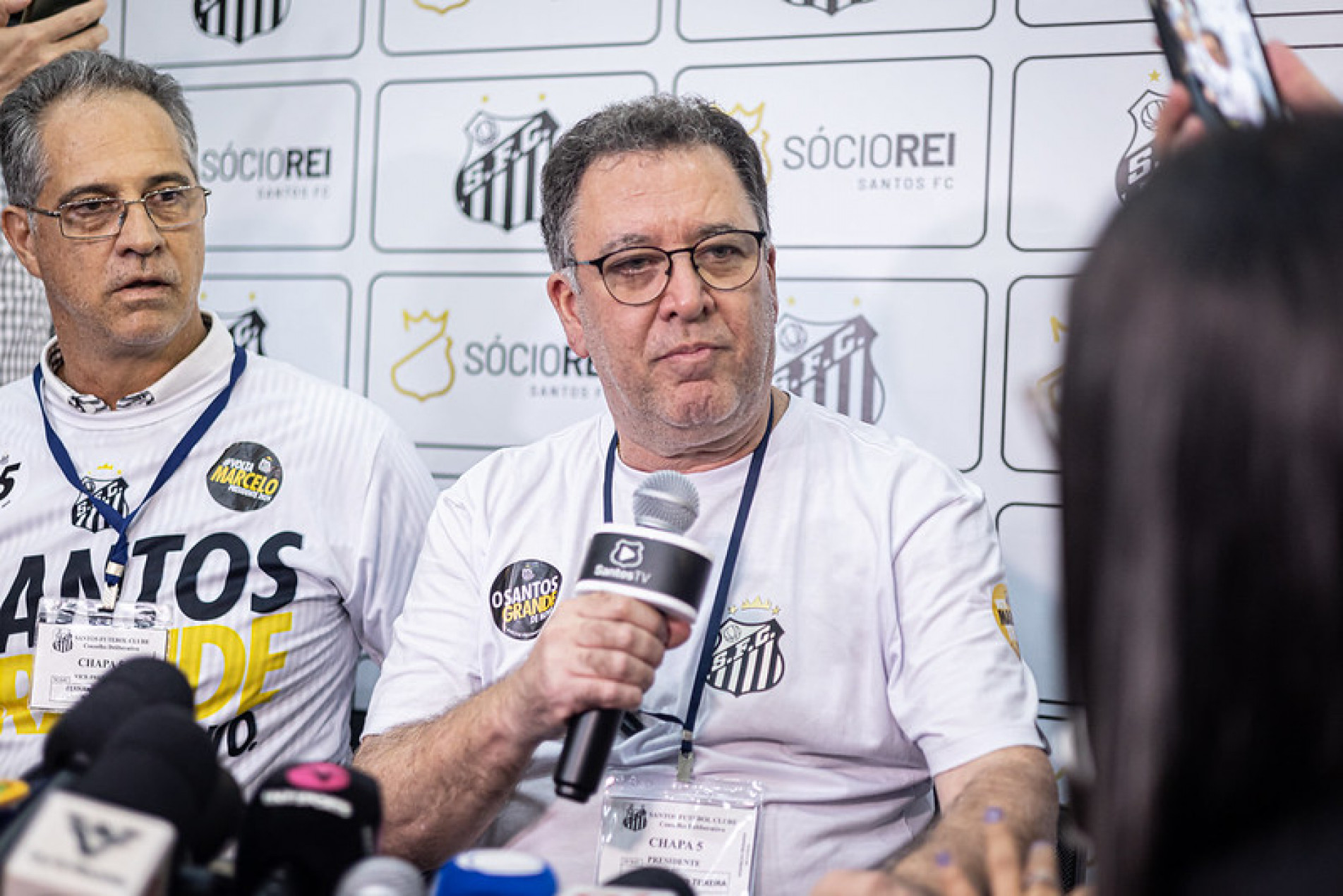 Marcelo Teixeira foi eleito presidente do Santos