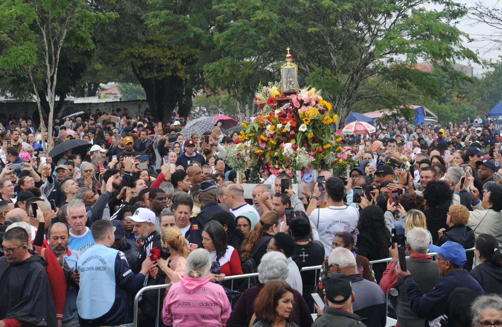 Amanhã o sentido será do Santuário para a Catedral; em julho ocorre o caminho contrário