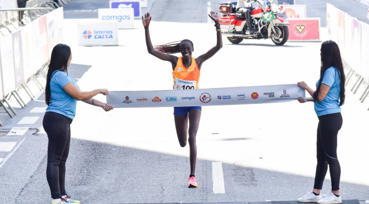 Catherine Reline conquistou o bicampeonato na prova feminina da São Silvestre