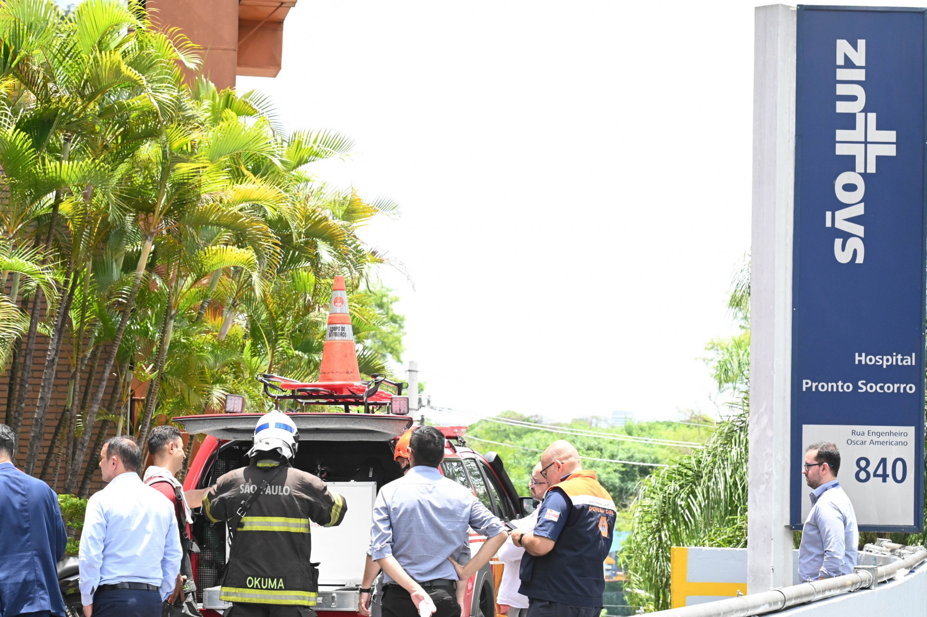 Durante o tumulto, uma paciente de 94 anos morreu 
