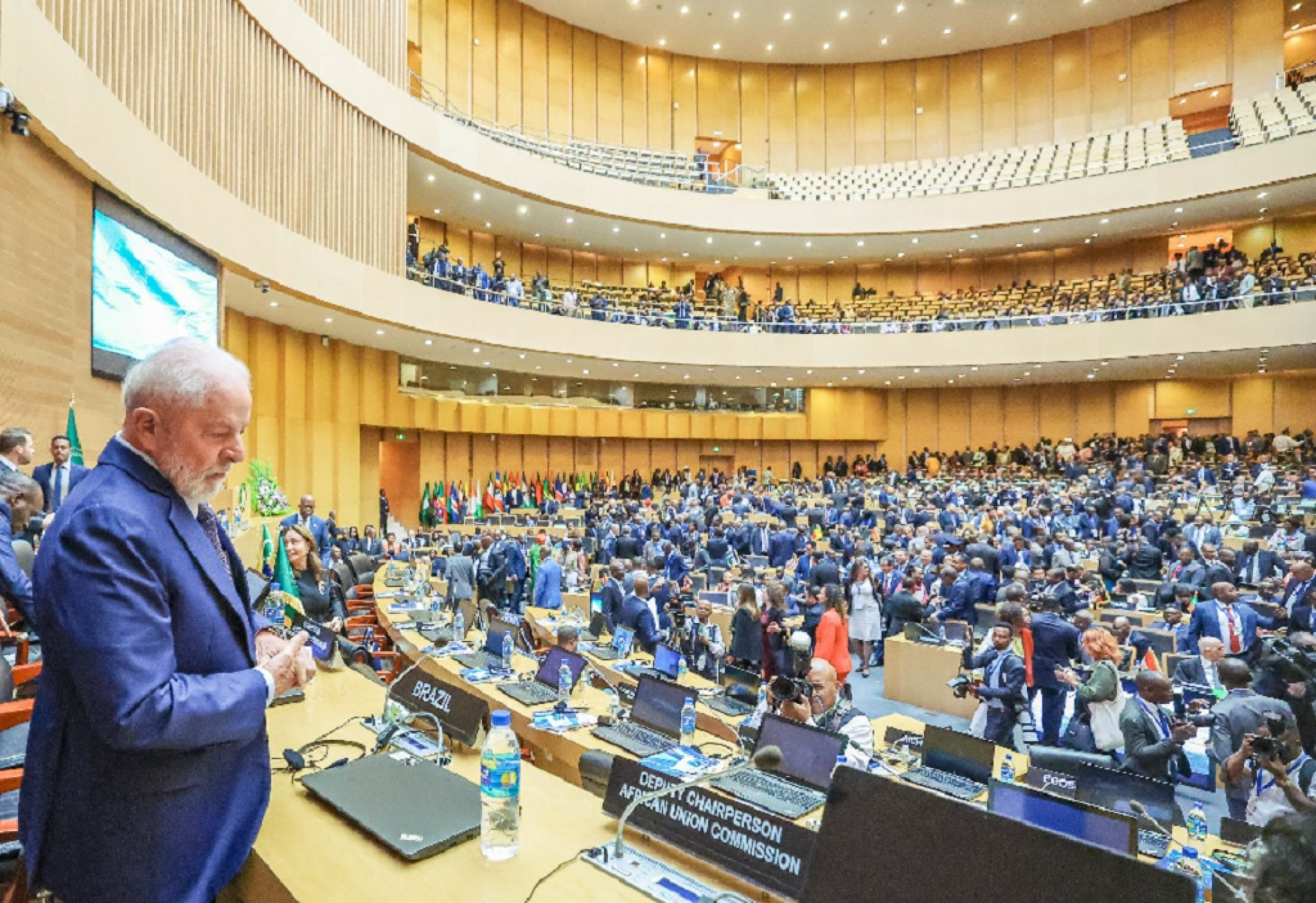 Na Etiópia, Lula defendeu novamente o cessar-fogo em Gaza