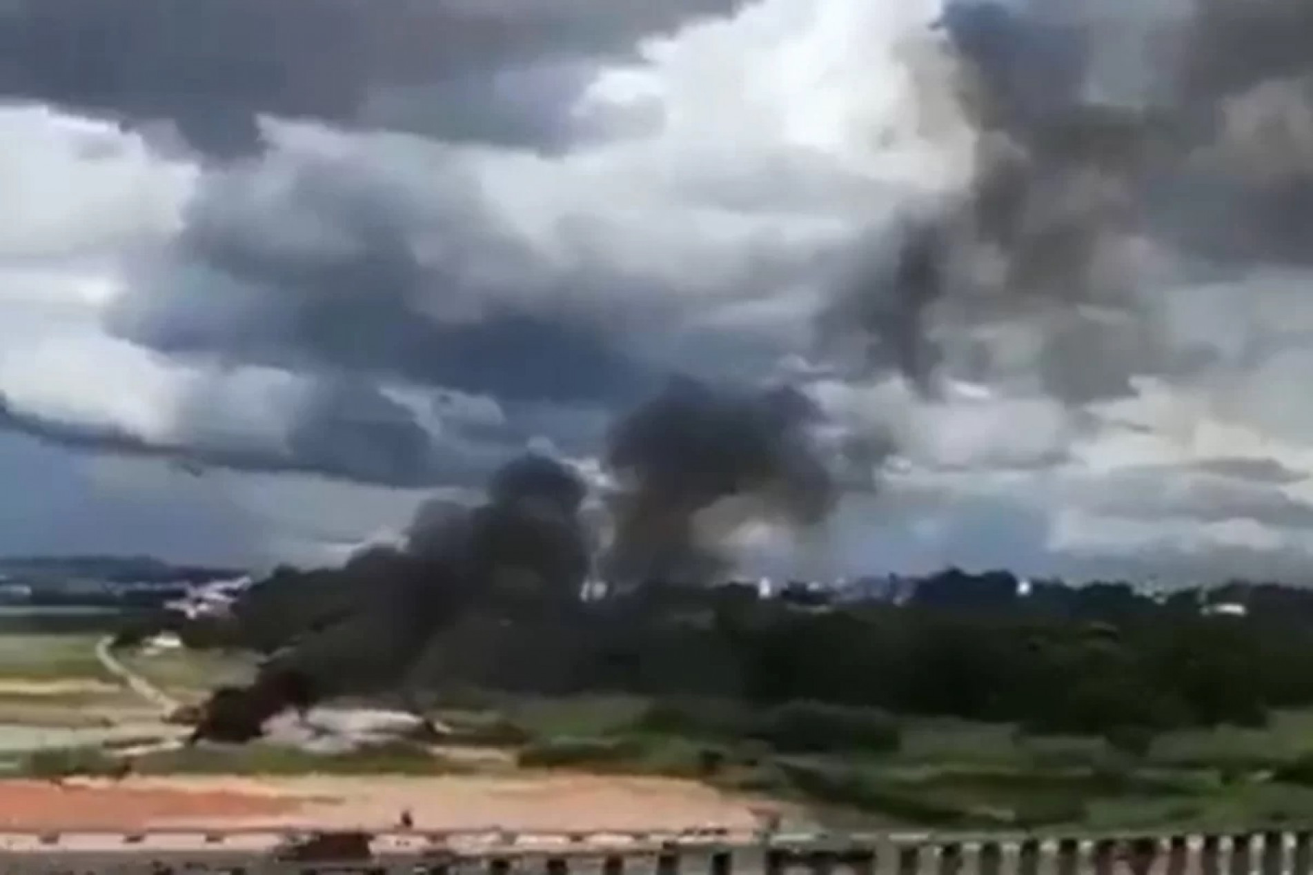 Acidente aconteceu logo após a decolagem no Aeroporto da Pampulha