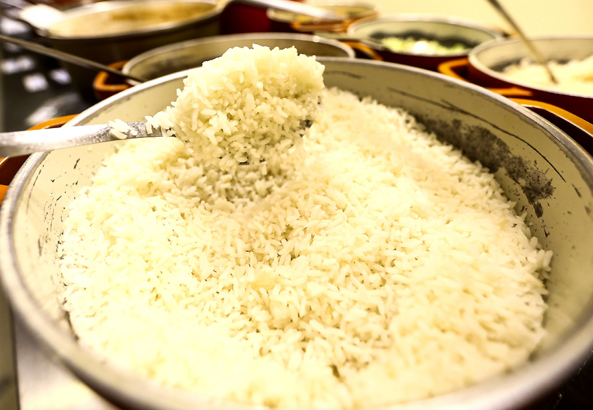 Comida servida em restaurante em Brasília.