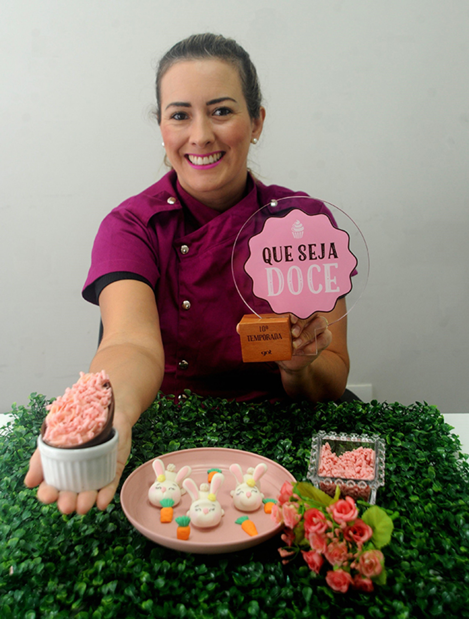 Campeã do episódio de 18 de março da GNT, Priscylla, residente em Sorocaba, fez um cartoon cake
