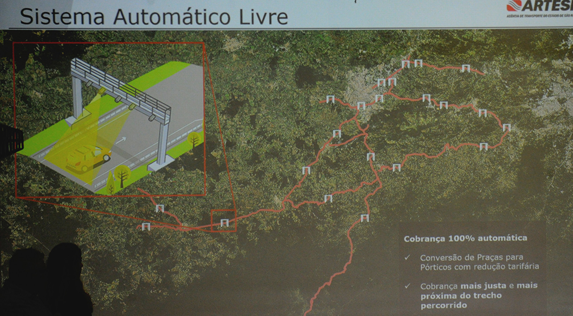 Projeto prevê ampliação, operação e manutenção de 450 km de rodovias, além de mudanças com o sistema de tarifa automático livre, o free flow
