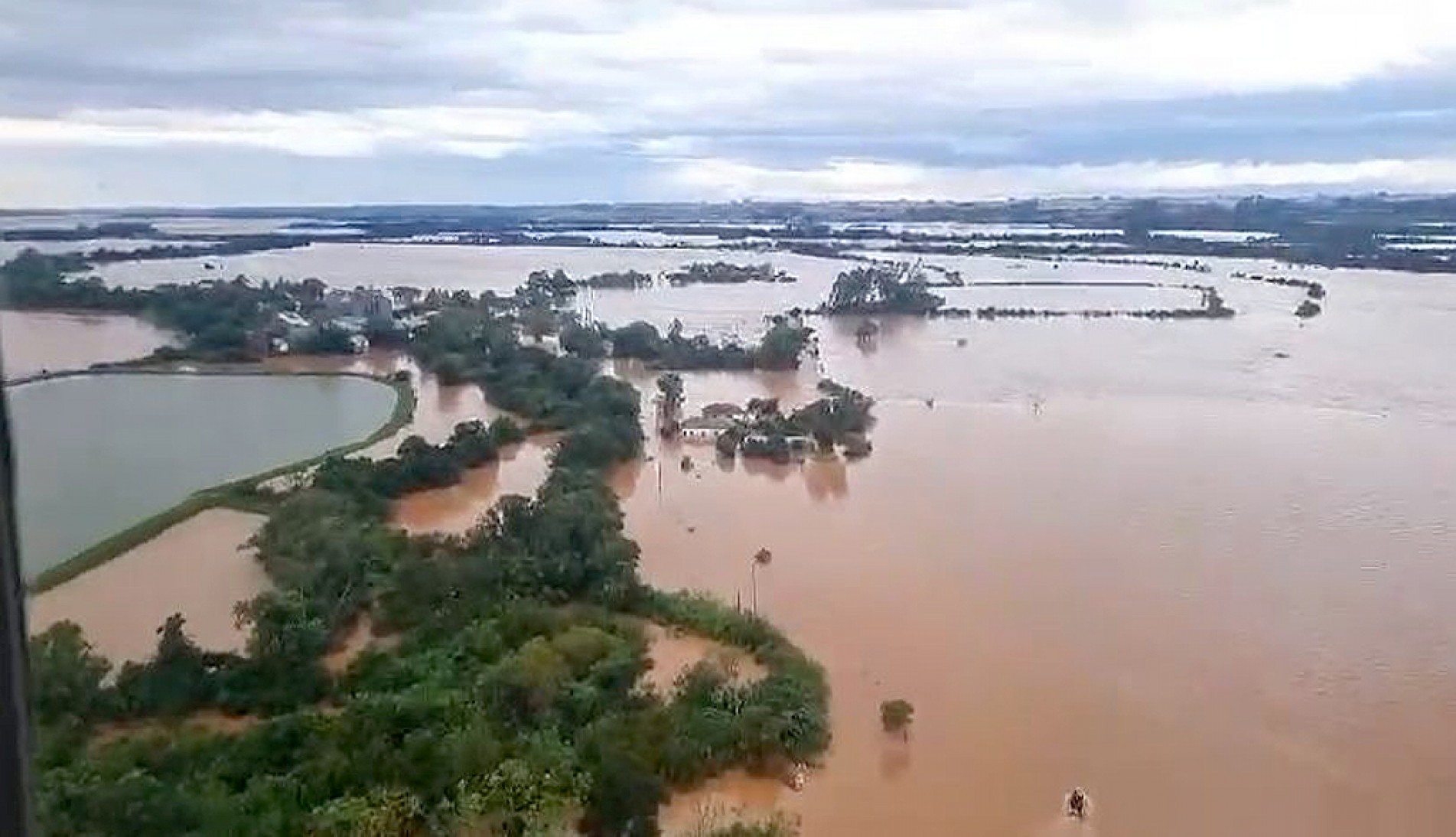 Inundações prejudicaram plantações em áreas rurais
