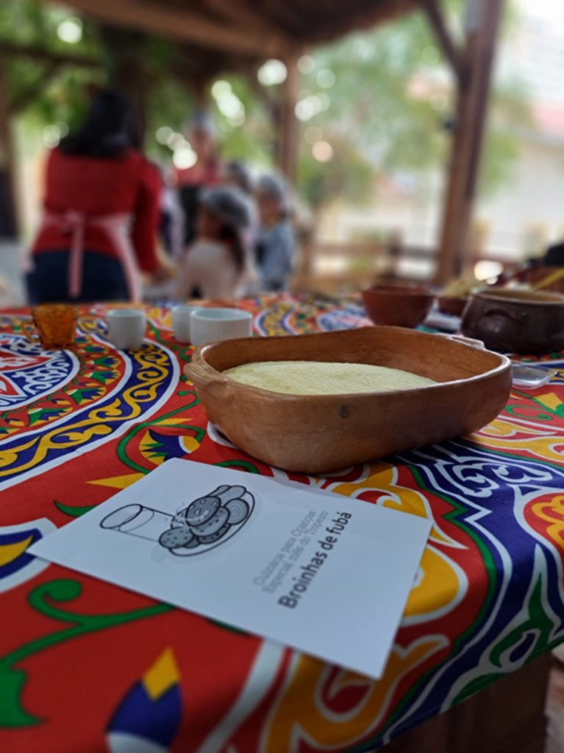 Receita escolhida para atividade é broinha de fubá