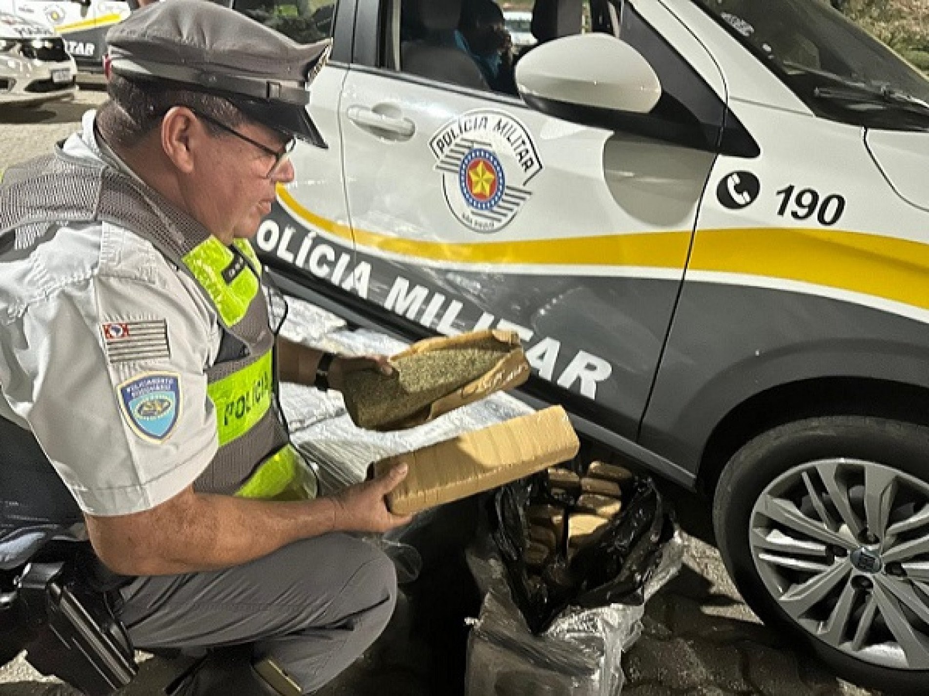 A carga totalizou 268 quilos de maconha