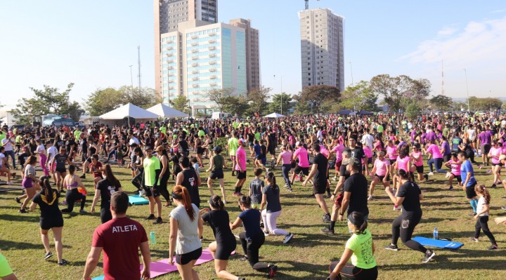 Mais de 1,5 mil pessoas participaram do Treinão Solidário