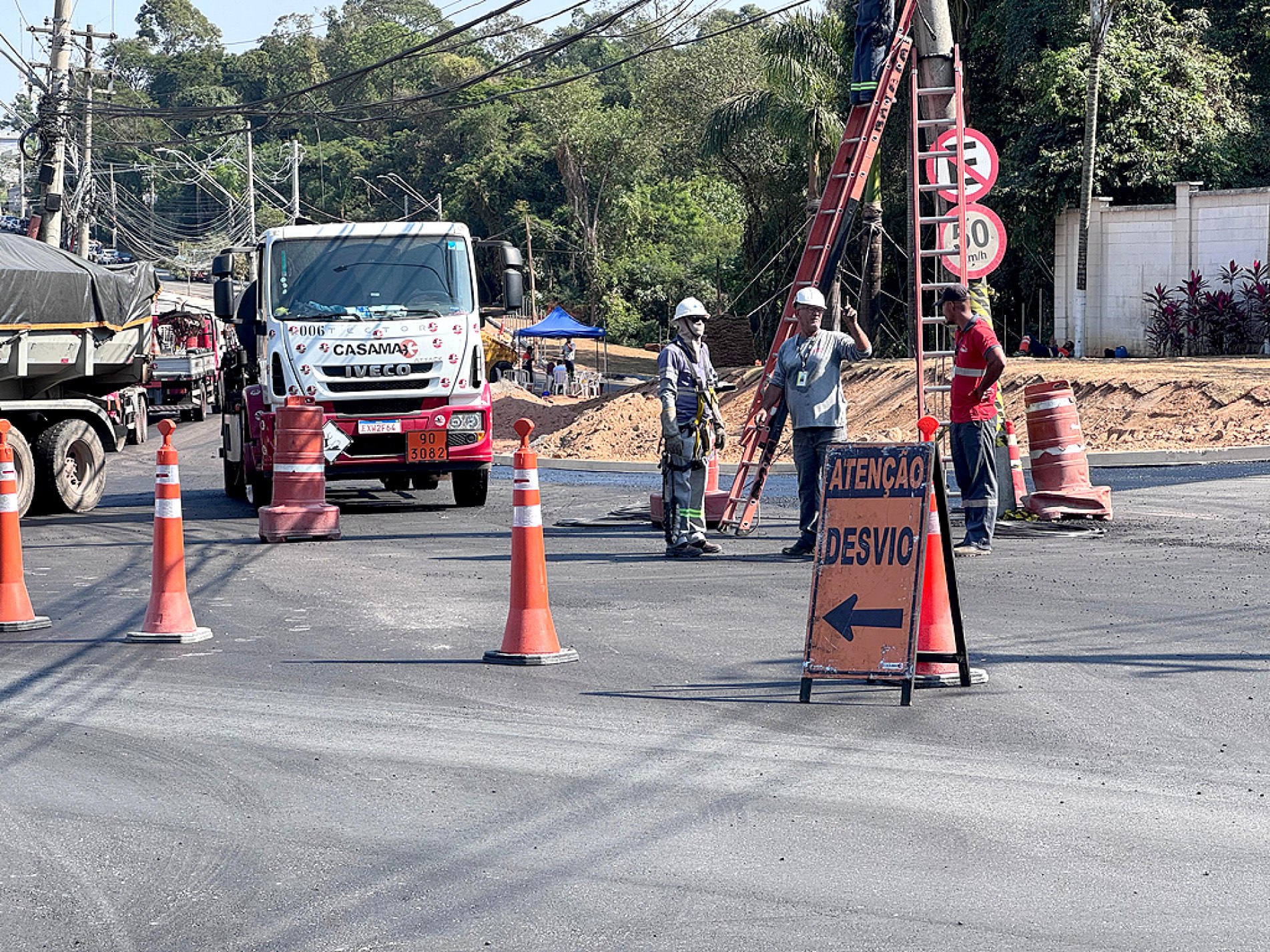 Obras no primeiro trecho da avenida Três de Março estão em fase final
