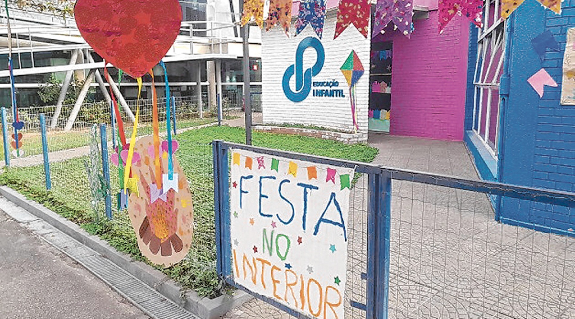 Alunos entraram no clima de preparação para a festa com ensaios das danças e muita animação