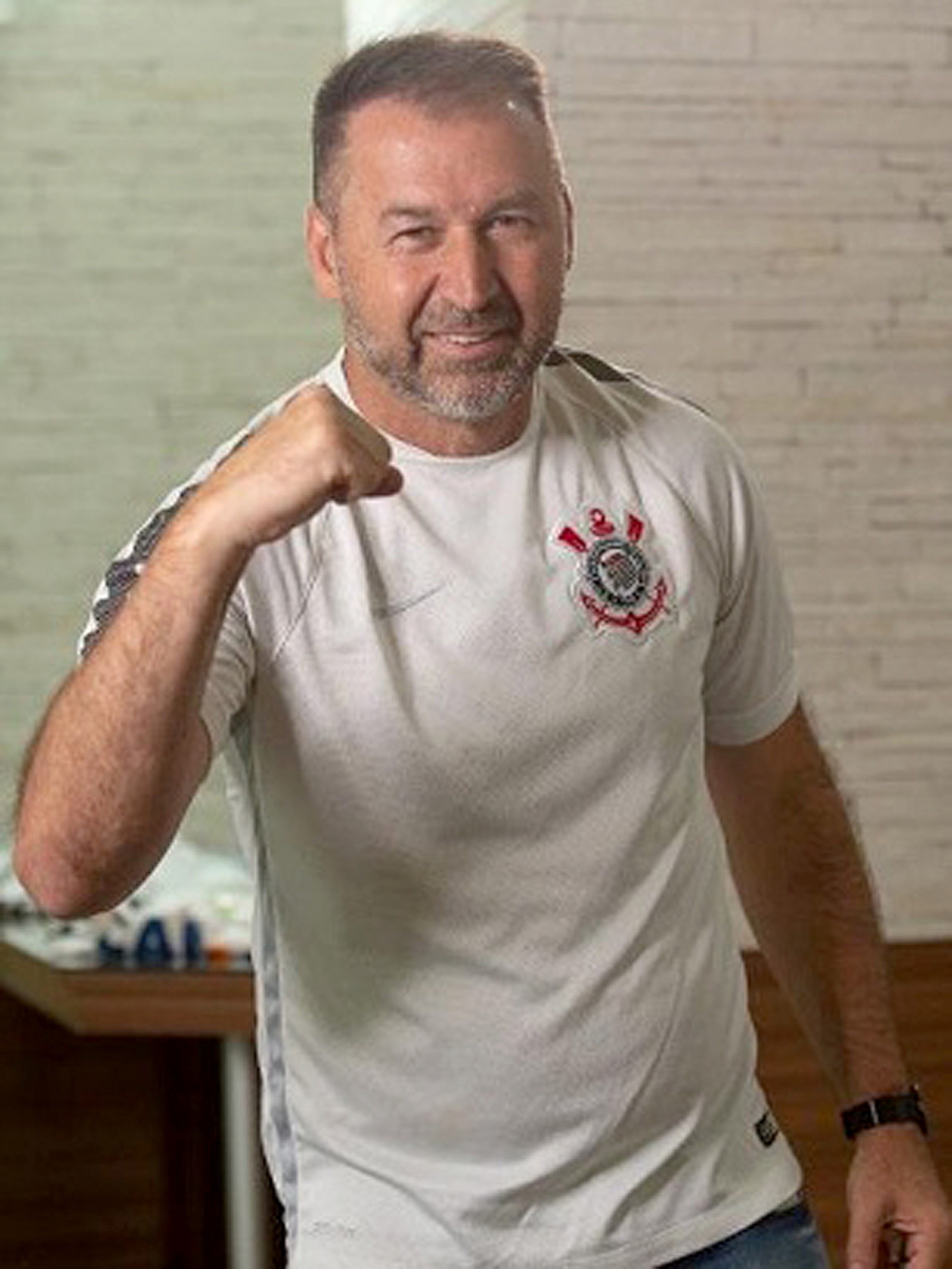 Augusto Melo, presidente do Corinthians