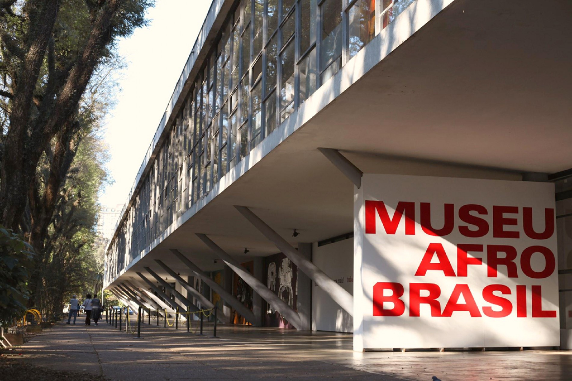 O museu afrobrasileiro fica no Parque do Ibirapuera, em São Paulo
