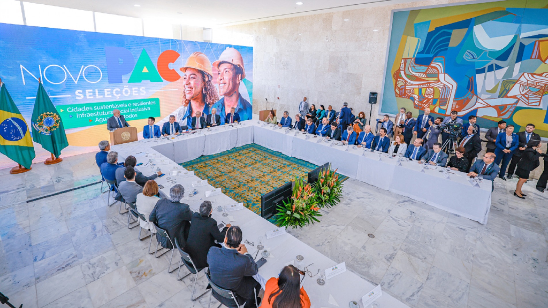 Cerimônia de lançamento foi realizada no Palácio do Planalto 
