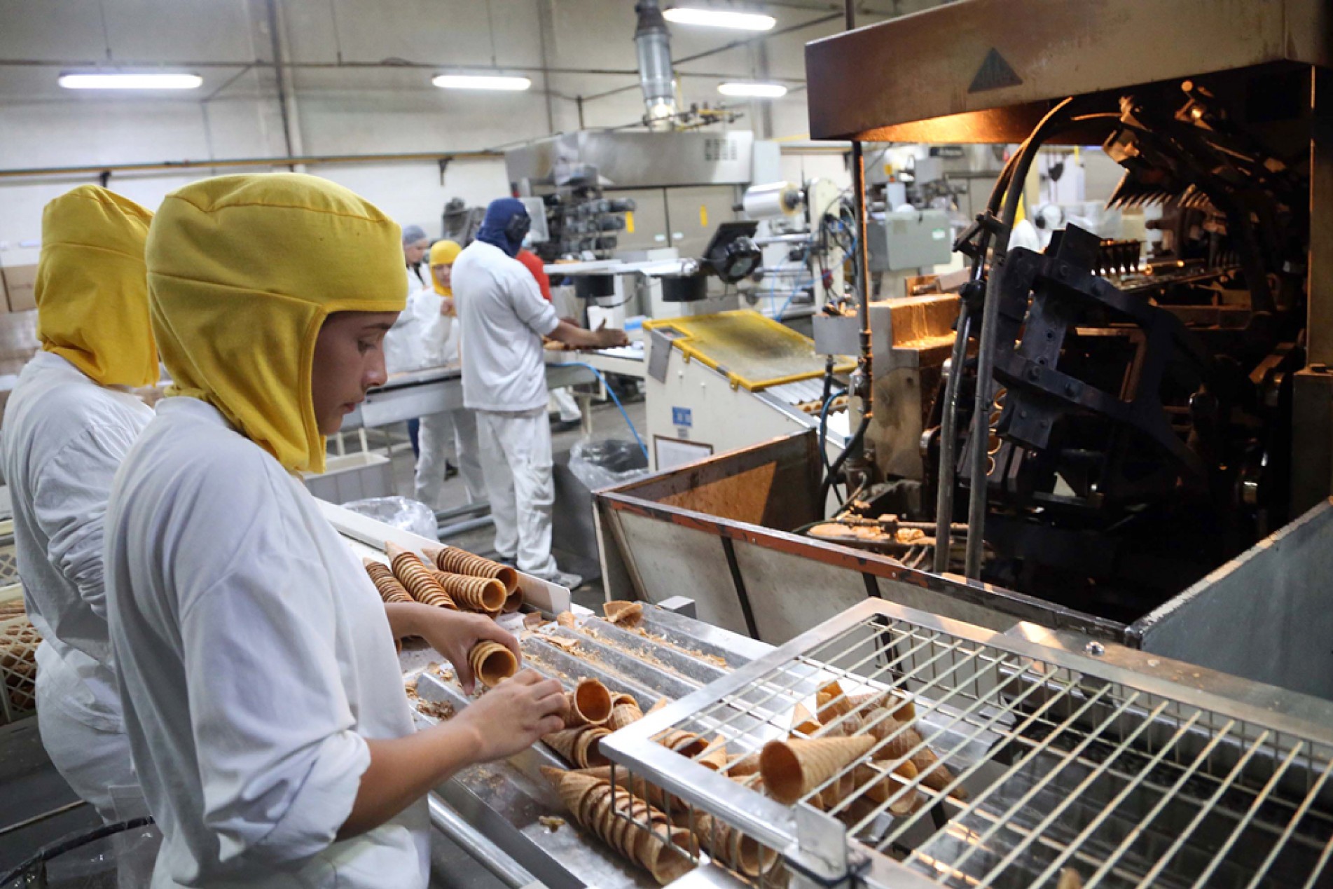 Segmento da indústria alimentícia se destacou no mês