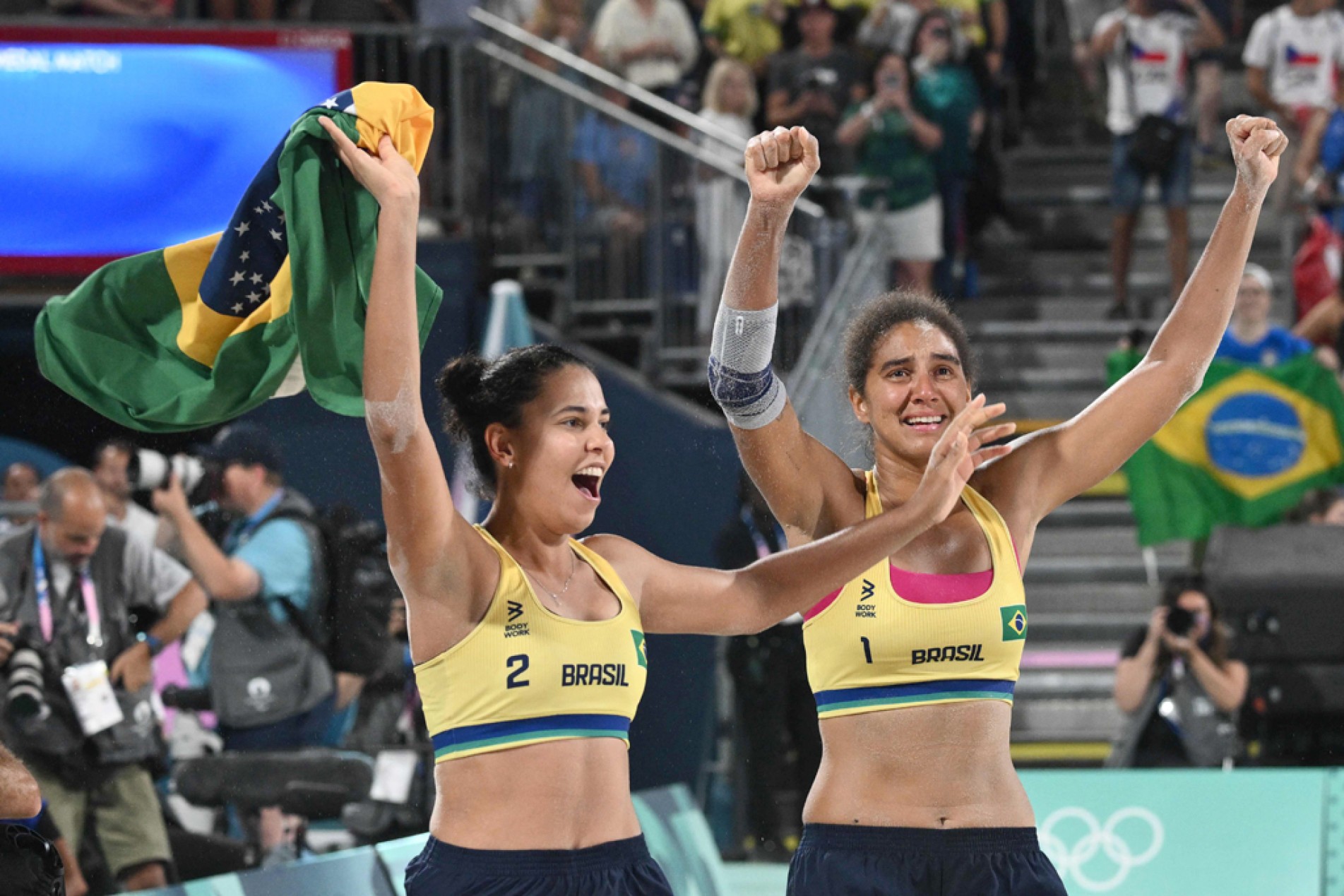 Dupla conquistou a 3ª medalha de ouro brasileira em Paris 
