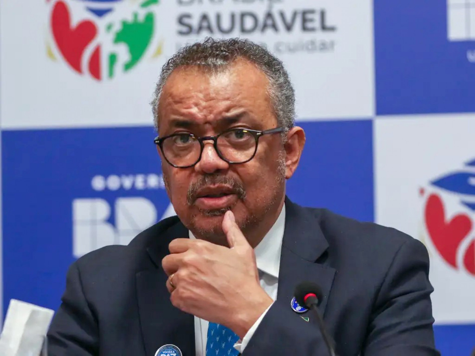 Diretor-geral Tedros Adhanom fez ontem o anúncio oficial 