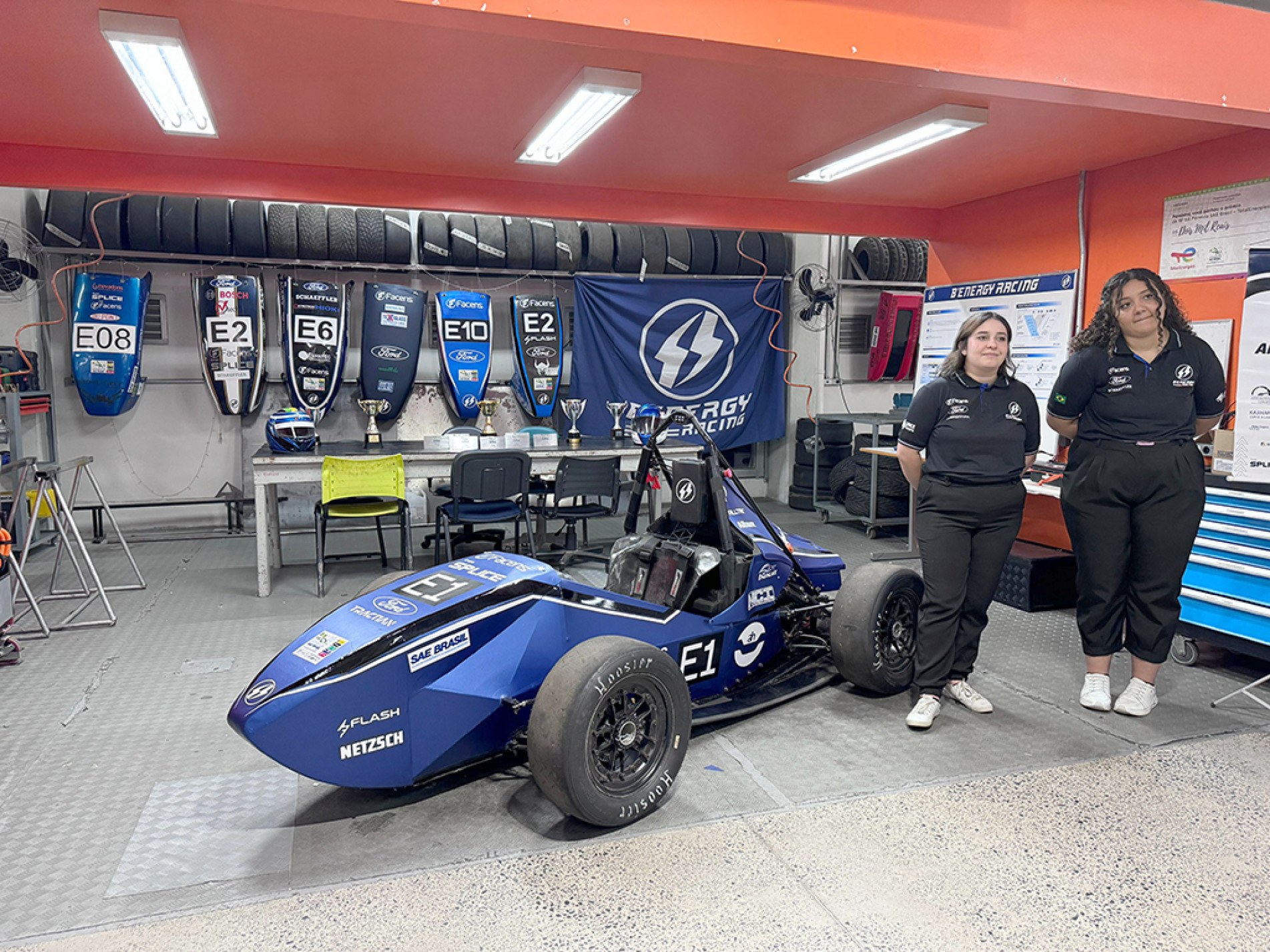 Carro elétrico campeão da 20ª edição da Fórmula SAE Brasil
