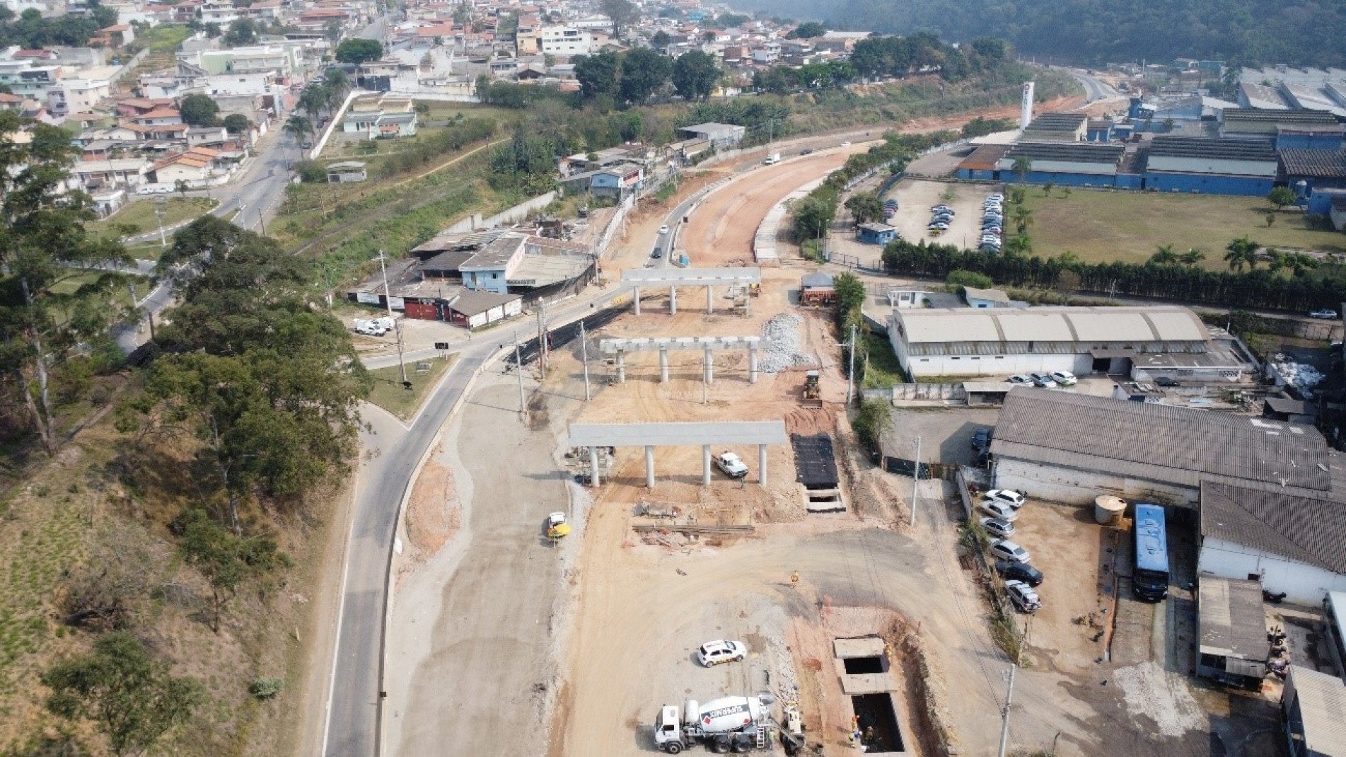 Rodovia Raposo Tavares: trecho do km 67+000 em Mairinque
