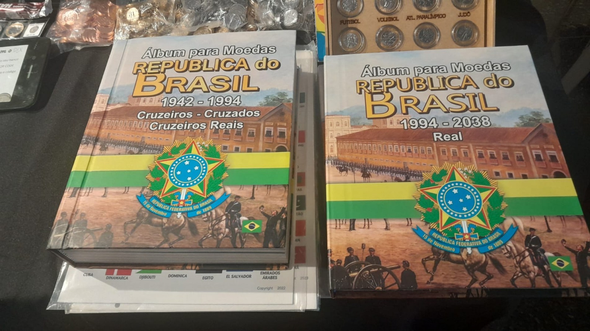 Itens temáticos alusivos aos 400 anos da colonização do Brasil