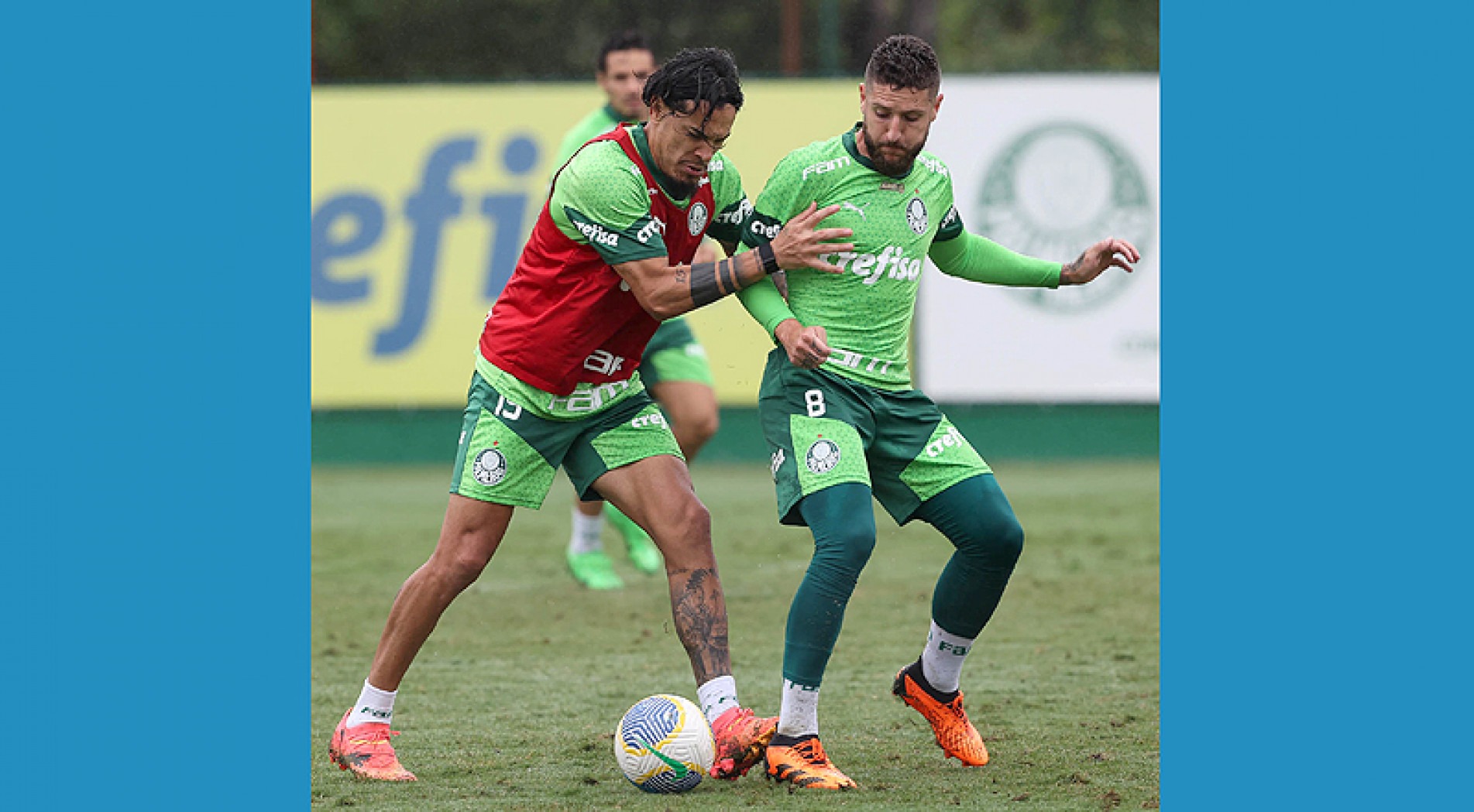 Gustavo Gómez volta à equipe depois 
de defender o Paraguai
