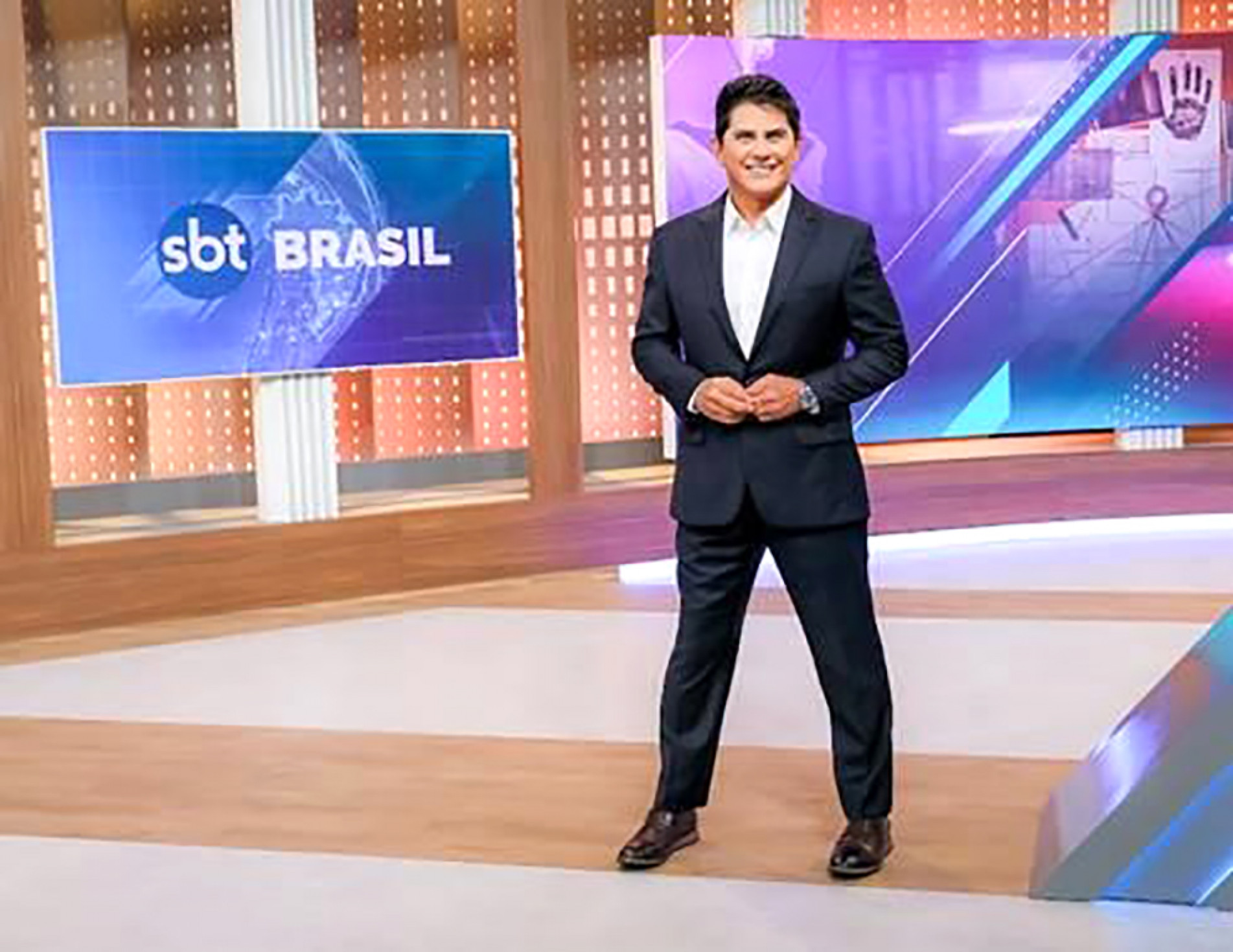 Cesar Filho apresenta o SBT Brasil 