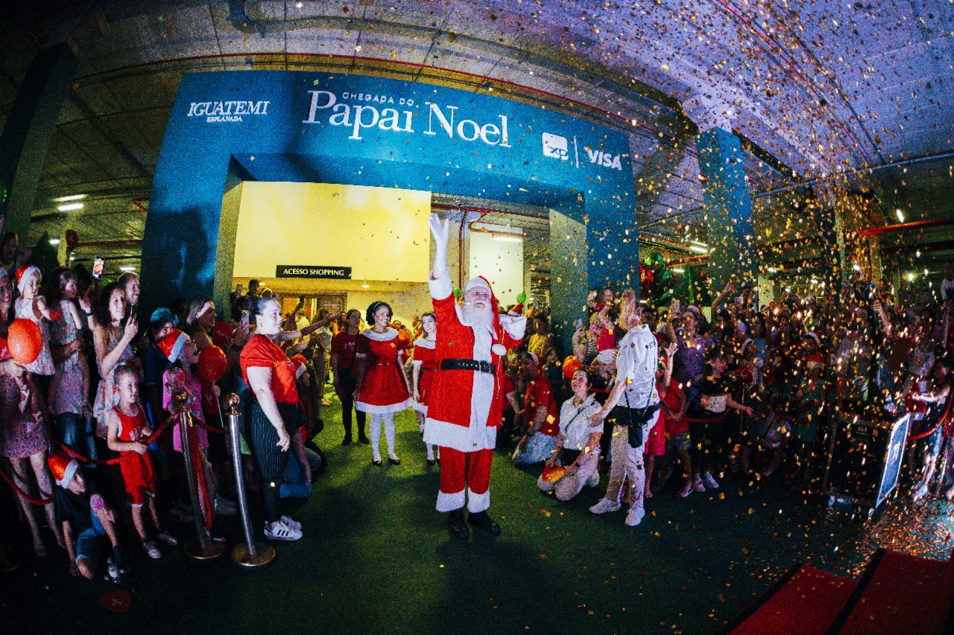 Chegada do Papai Noel vai animar a sexta-feira