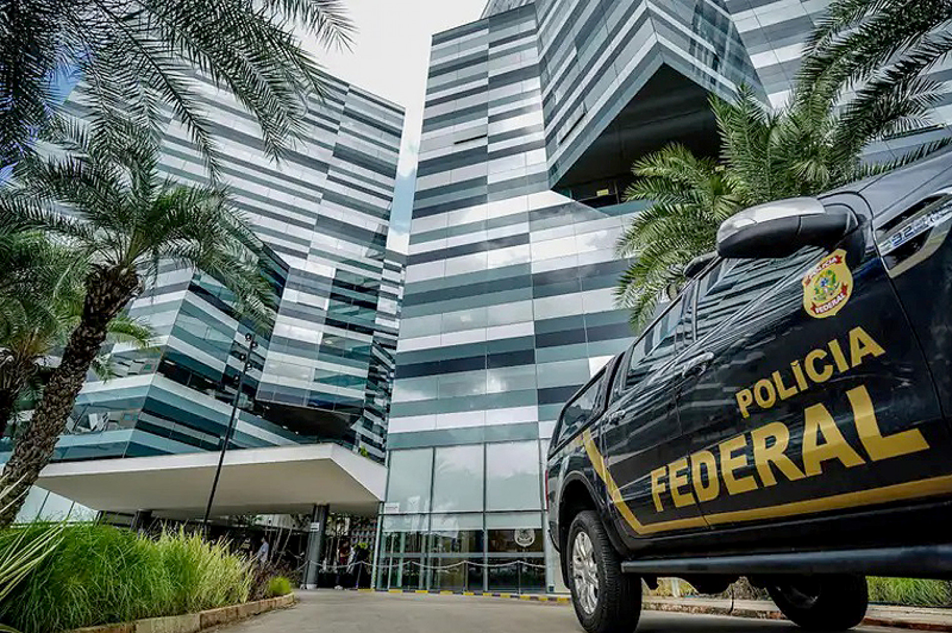 Fachada do prédio da Polícia Federal, em Brasília, onde o relatório foi elaborado
