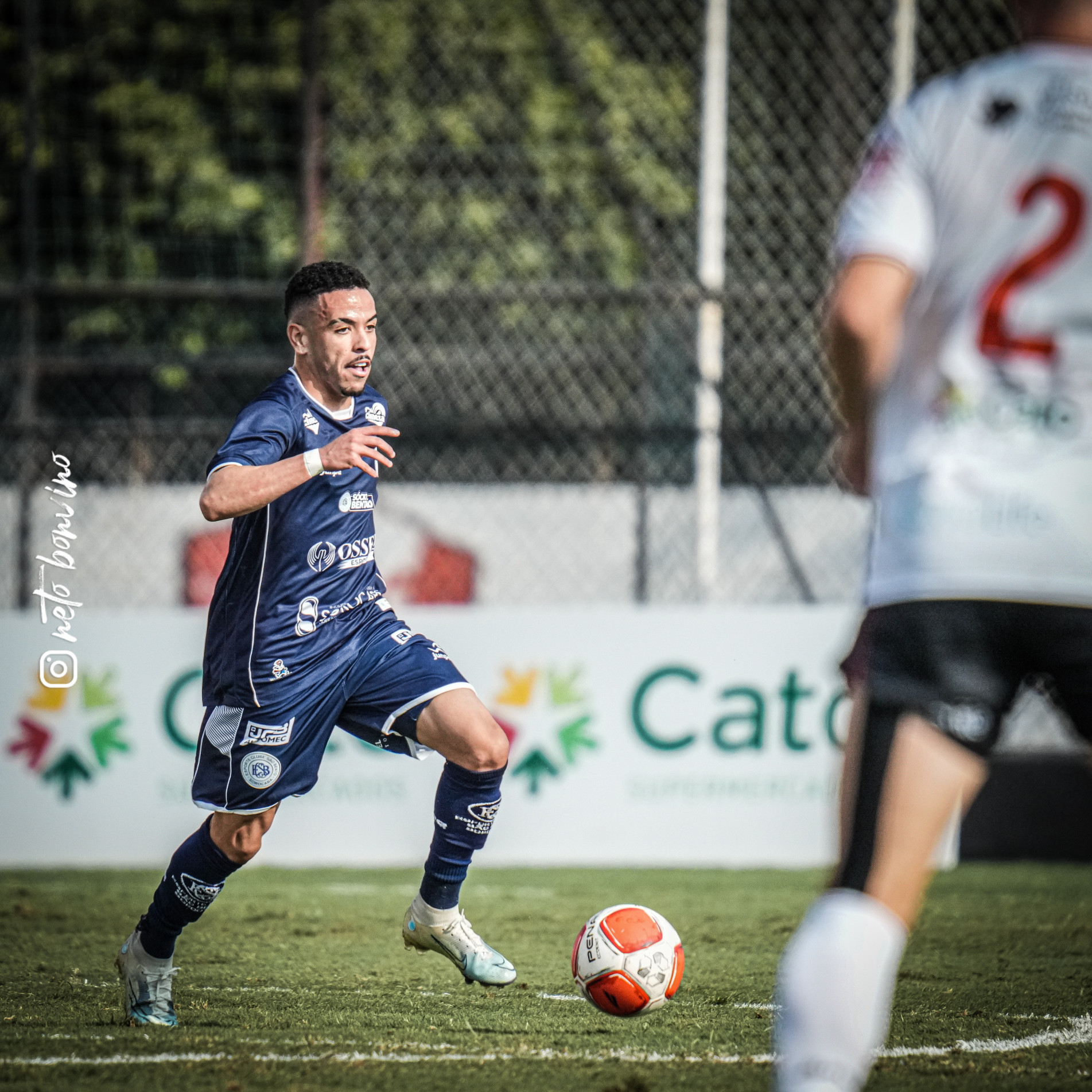 Jogador durante partida contra o Capivariano na Copa Paulista 2024