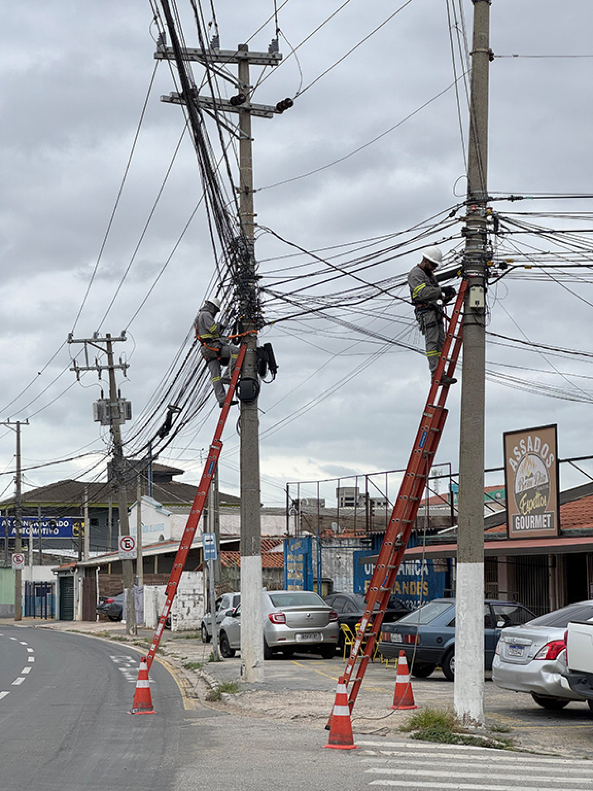 Ação é executada no trecho entre 
a empresa CSA e a rua Padre Madureira
