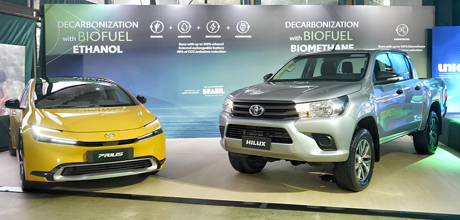 Hilux movida a biometano: protótipo foi apresentado durante encontro do G20, em Foz do Iguaçu (PR), em outubro