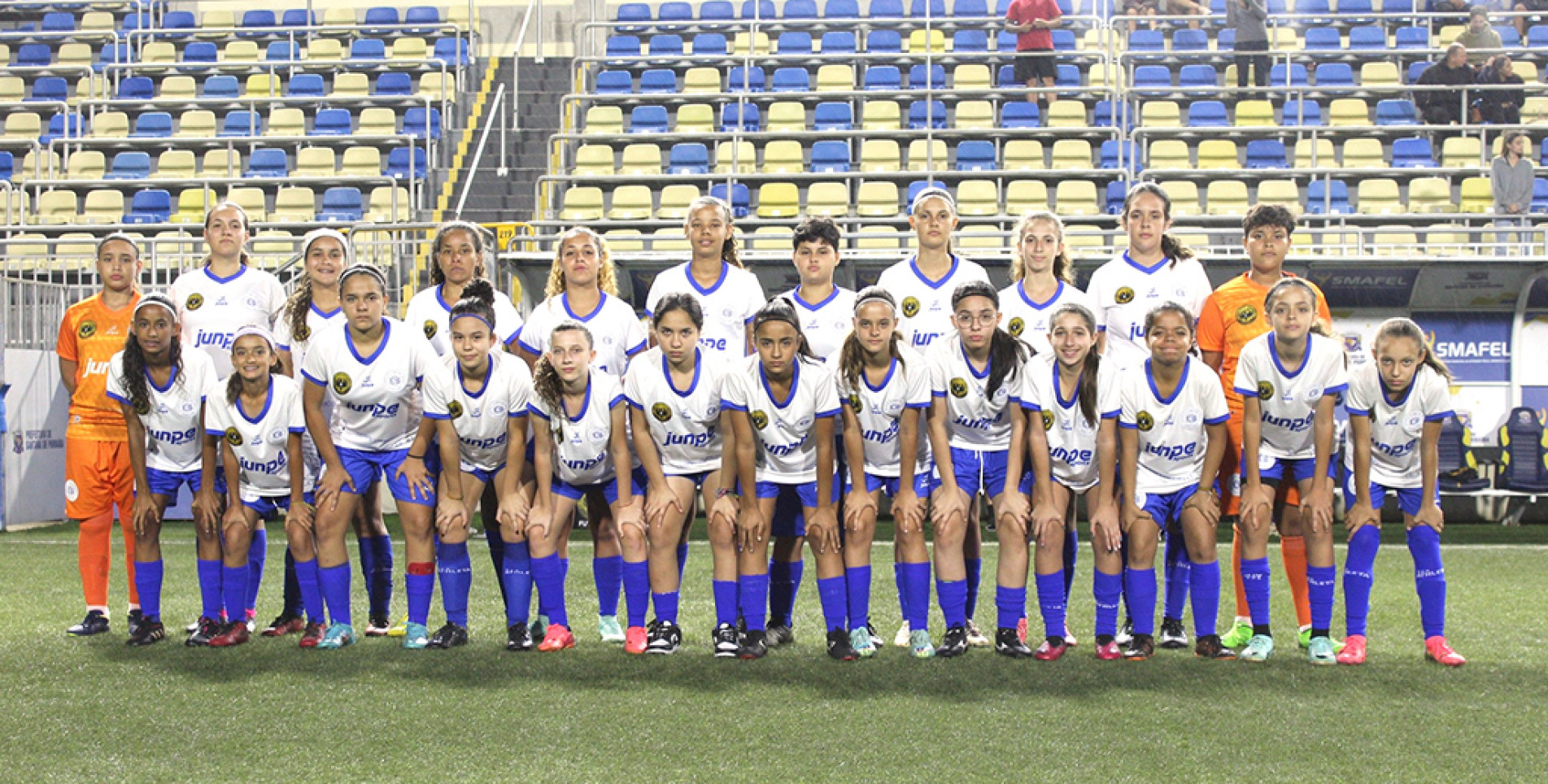 Em julho deste ano, meninas estiveram no Festival de Futebol Feminino da Federação Paulista
